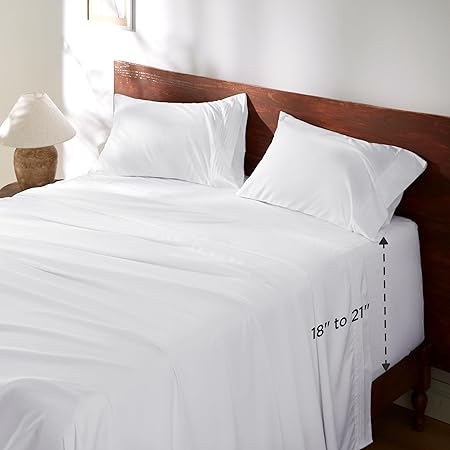 Bedsure Extra Deep Pocket Sheet Set - Queen Bed