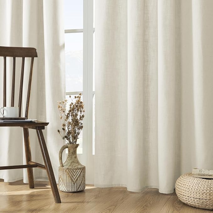 Joydeco Linen-Polyester Curtains