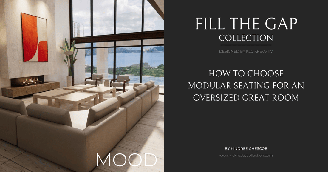 How to Choose Modular Seating for an Oversized Great Room