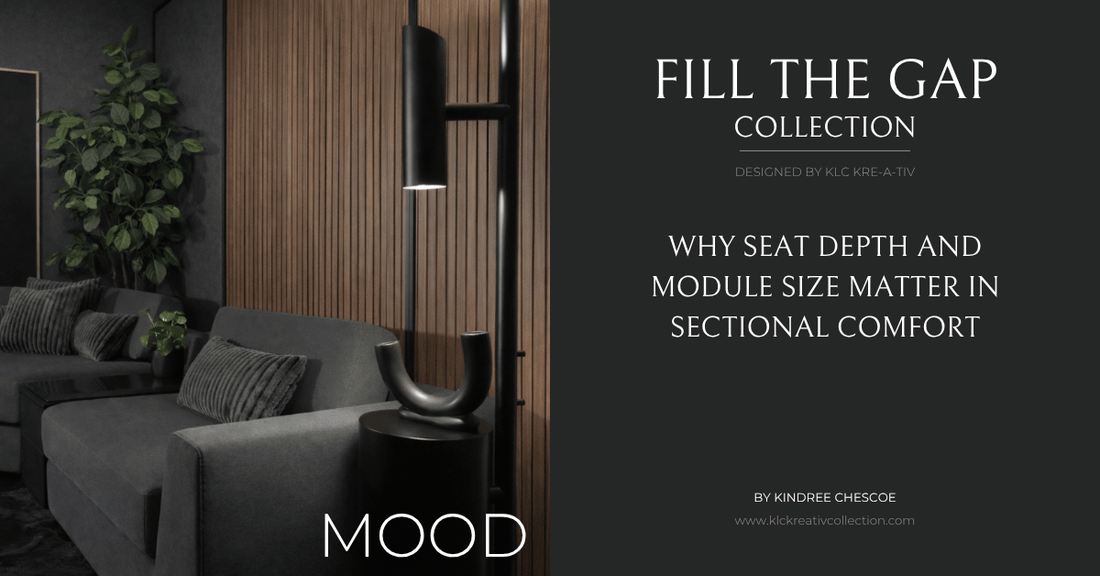 Why Seat Depth and Module Size Matter in Sectional Comfort
