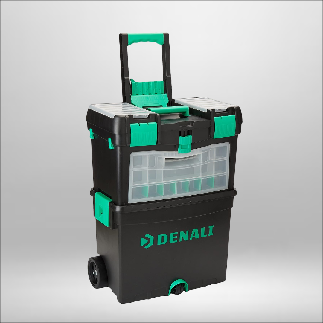 Denali Wheeled Toolbox with Foldable Comfort Handle